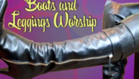 Boots and tight leggings worship