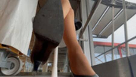 Flight Duty In Nude Pantyhose ShortVersion