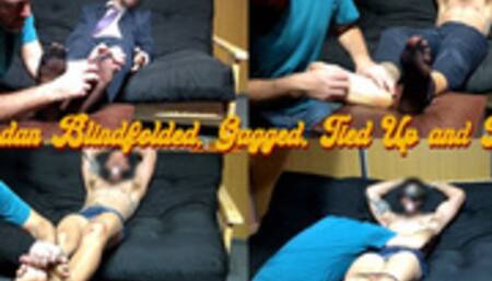 Brendan Blindfolded, Gagged, Tied Up and Tickled