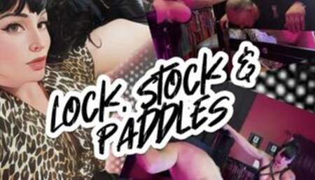HD- Lock, Stock and Paddles- Mistress Genevieve FemDom sub in stocks