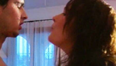 Spitting in his mouth & face - Bitchy Brats & Donkey - MP4 Clip