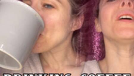 Drinking Coffee