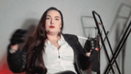 You will be my private human ashtray POV - [720p]