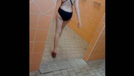 My first public outdoor in a swimming pool 760HD