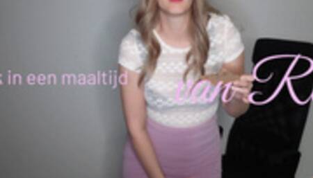 Trek in een maaltijd van Rose