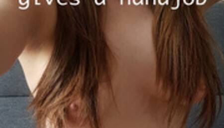 Summer Pixie gives a handjob