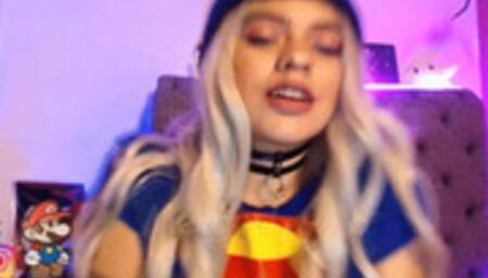 A super girl with a super ass