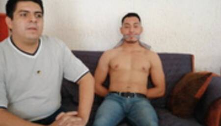 Jose Tickles Muscular Boy Gabriel