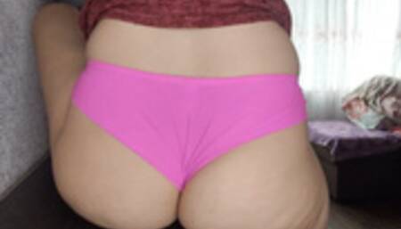 frantic bouncing of the aesthetically pleasing ass