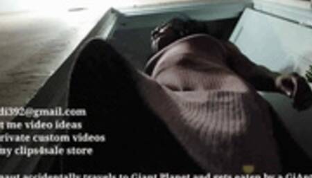 Giantess vore short Tiny Astronauts accidentally lands in a Giant World and get Eaten by a Giantess avi