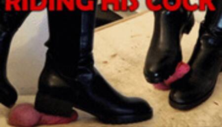 Riding Boots Cock Trample, Bootjob & Crush with TamyStarly - (Double Version) - Heeljob, CBT, Ballbusting, Femdom, Shoejob, Crush, Ball Stomping, Foot Fetish Domination, Footjob, Cock Board