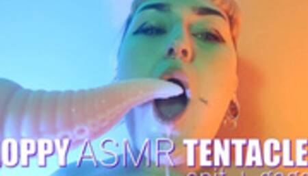 Sloppy ASMR Tentacle Blow Job + Gagging