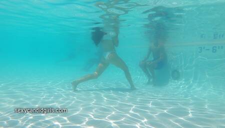 Underwater Candid Teens