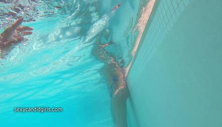 Underwater Candid Teen