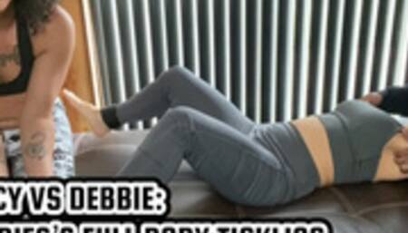 MACY VS DEBBIE: DEBBIE’S FULL BODY TICKLING