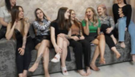 BRUTAL EIGHT MISTRESSES - Hard spitting humiliation (HD)