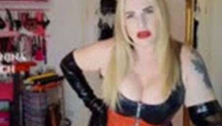 Lady Nina Birch - Cross Dresser Pussy Worship Instruction