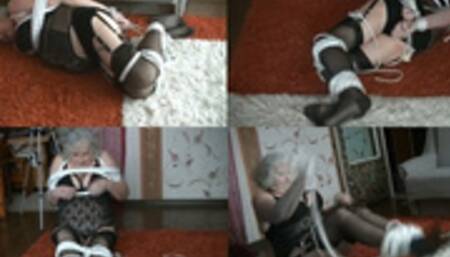 Mature Dana Escape after hogtie