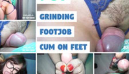 Pussy Grinding & Footjob ( Full Version )
