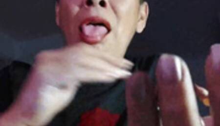 sneezing Sneezy Snotty Giantess Tiny fan mails himself full of Chhinki Sneezing Powder avi