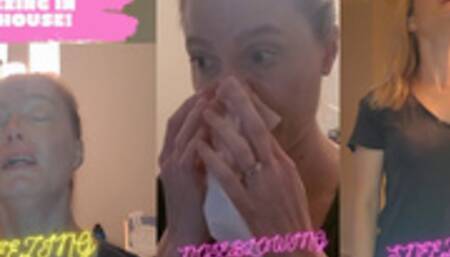 DONNA HARD SNEEZES IN THE HOUSE, LOUD SNEEZES IN THE HOUSE, INTENSE SNEEZES IN THE HOUSE MP4 VERSION