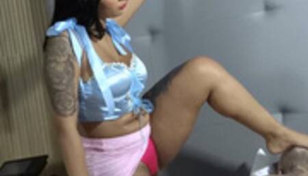 SANDALS AND FOOT WORSHIP IS WHAT YOU DESERVE FOR NOW