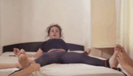 Tonya is going mad! - Leya and Fekla tickling all the hell out of her (HD 720p MP4)