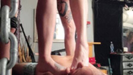 Double Domme Foot Gagging (WMV HD)