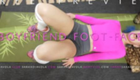 Boyfriend Foot Face Slap