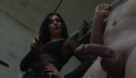 ANNA CONDA - COCK CANING