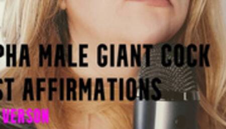 Alpha male monster cock lust affirmations MP4 VERSION