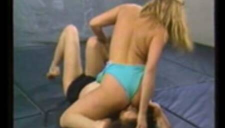 XXX-014 Vintage Apartment Wrestling Vol 4 ,Karen Vs Stella