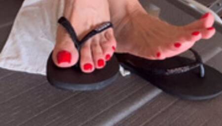 Dangling in flip flops 2