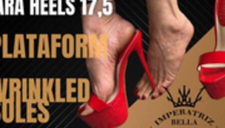 My feet and Plataform Heels dangling are enough