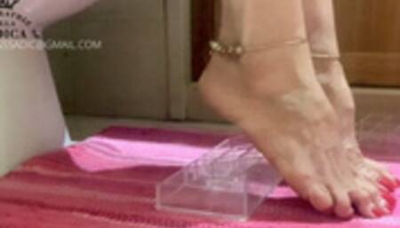 Rubbing and teasing with MY toes