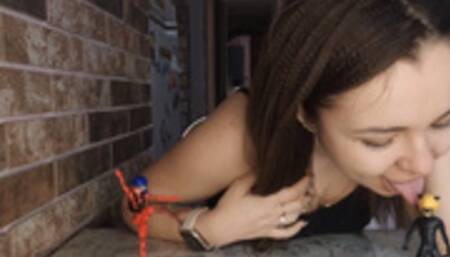 A brutal giant rips the little people apart