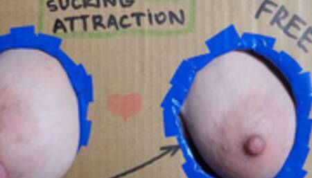 Glory hole nipple sucking and licking