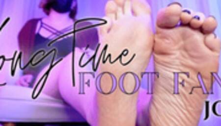Long Time Foot Fan JOI - HD