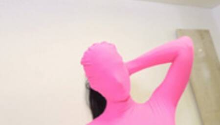 ZENTAI GIRL HOGTIED AND GAGGED