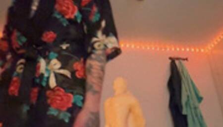 Horny Giantess uses shrunken man as her personal fucktoy!