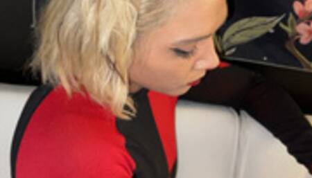 Red N Black Harley Quinn inspired Newport 100 Smoke