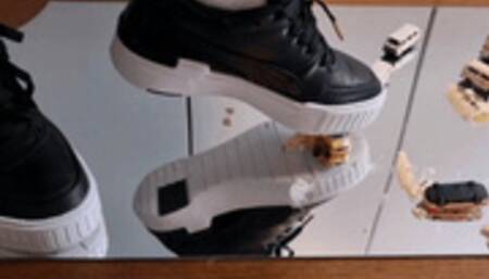 Mila - fragile toy cars - puma sneaker