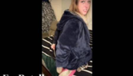 Struggling Desperate Damsel Bound In Shackles & Rope