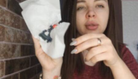 freeing the nose from snot with the help of pathetic little people