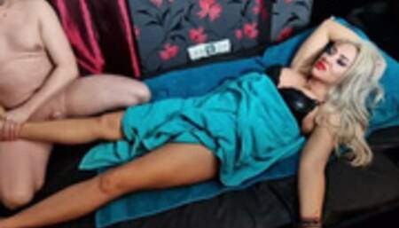 Goddess Samariel hot massage by horny slave part 2