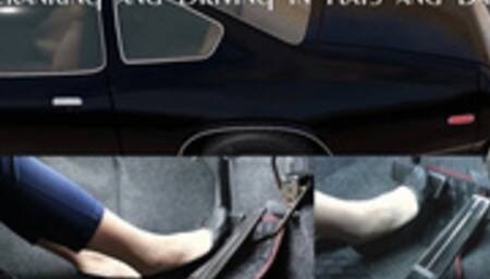 Cranking and Driving in Flats and Barefoot (mp4 1080p)