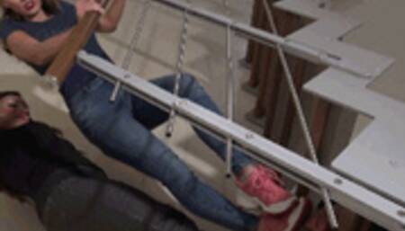 GABRIELLA & SCARLET - BRUTAL head trampling and hand crushing under boots and sneakers