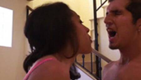 Swallow my spit you miserable little underachiever - Nasty Natascha & Her pathetic Ex - MP4 file