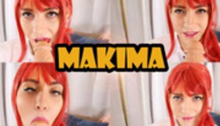 Makima's Ahegao Blowjob