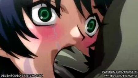 Taimanin Asagi 1 Uncensored (Orc scene)